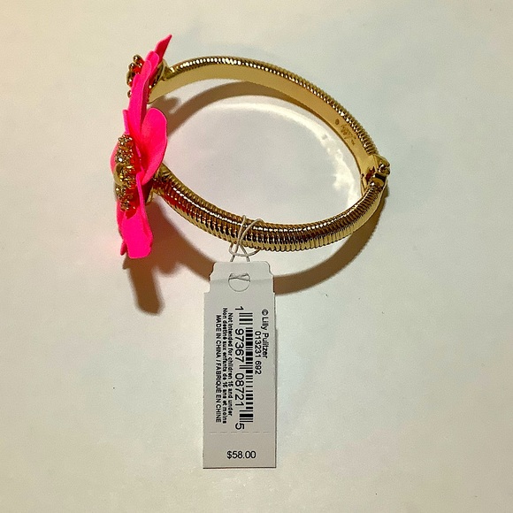 Lilly Pulitzer Orchid Bracelet Roxie Pink New - Picture 5 of 5